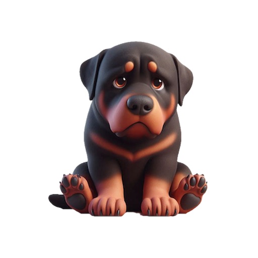 Sad Rottweiler Stickers