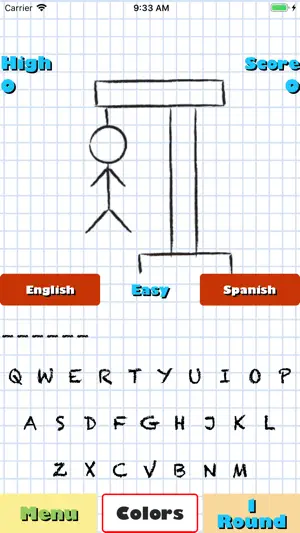 Hangman: Spanish Edition screenshot 1