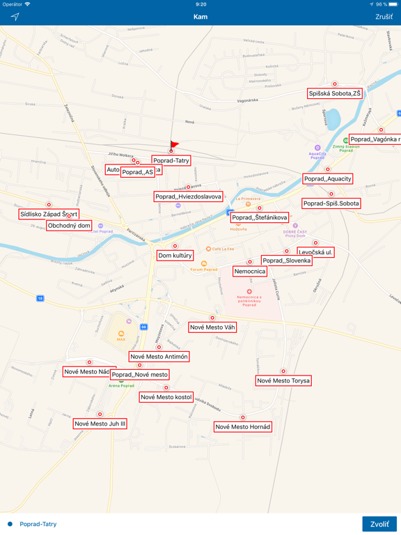 Cestovné poriadky CP iPad screenshot 2 - Travel app