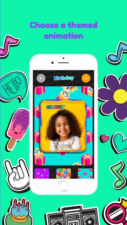 Kids birthday frames Kidy Kard screenshot-6