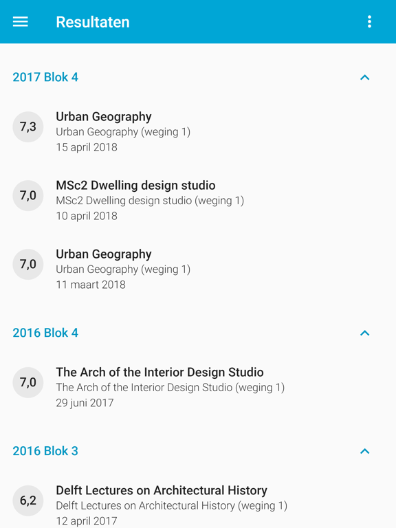 My TU Delft Student iPad screenshot 5