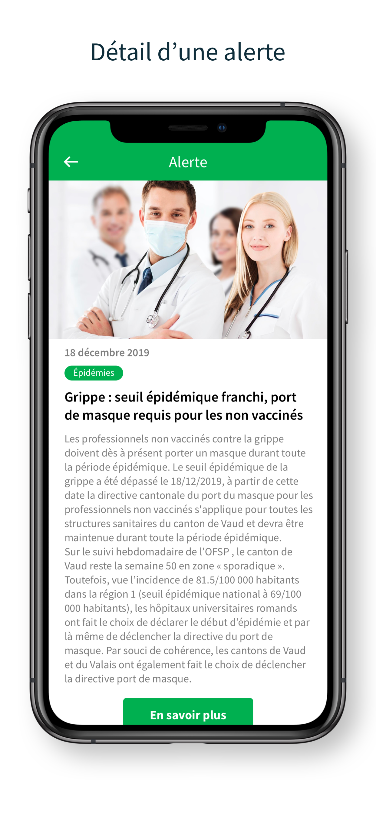 Alerte Infection