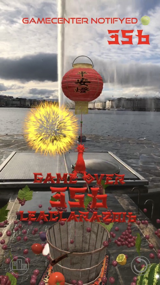 #10. Fruit Warrior AR (iOS) By: Philippe Zay