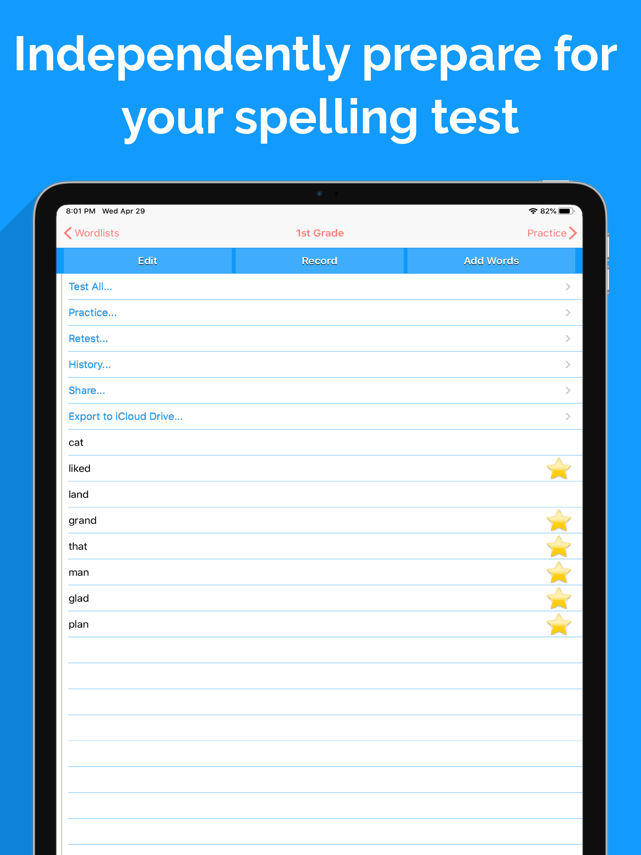 Spelling Notebook Premium screenshot 8