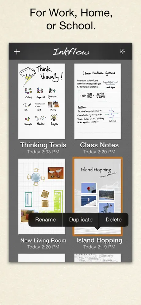 Inkflow Visual Notebook