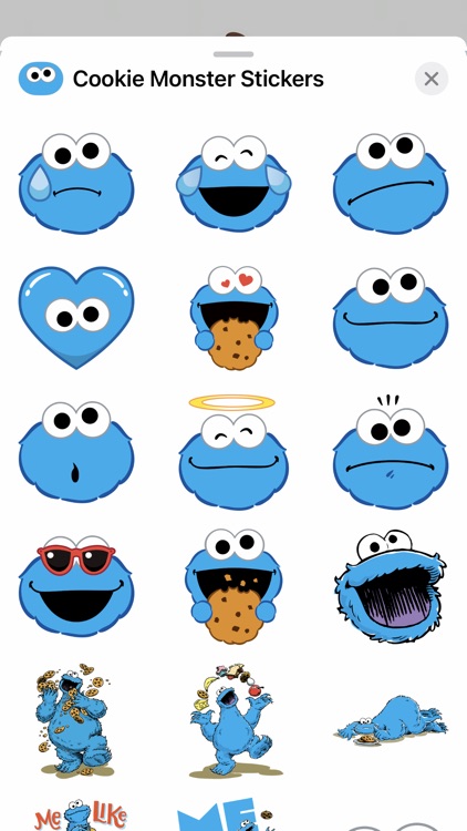 Cookie Monster Stickers