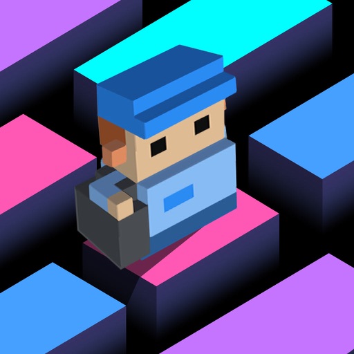 Cube Man Jump Icon