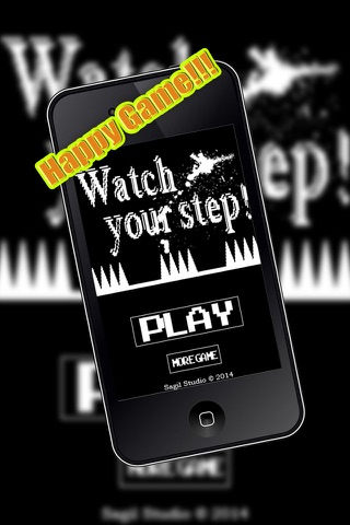 Watch your step - don't step white tiles screenshot 2