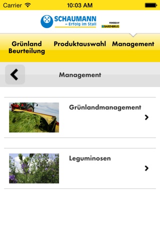 GREENSTAR Grundfutterapp screenshot 2
