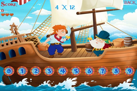 Learn Times Tables - Pirate Sword Fightのおすすめ画像3