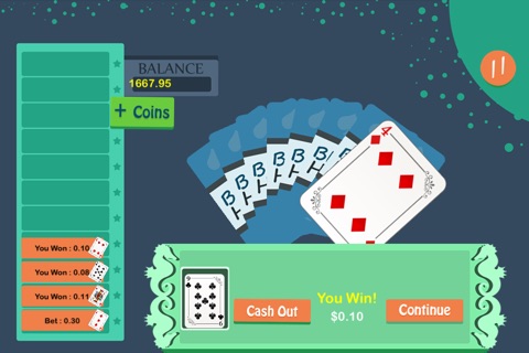 Hi-Lo Big Win Casino Fortune - play Vegas gambling card game screenshot 2