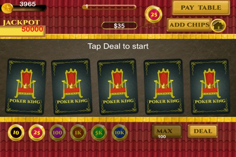 Real Royal Casino Poker King Pro - Ultimate chips betting card game screenshot 2