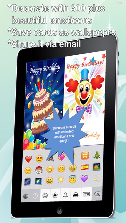 The Ultimate Happy Birthday Cards (Pro Version). Custom and Send Birthday Greetings eCard with emoji, text,voice messages and photo editor screenshot-3