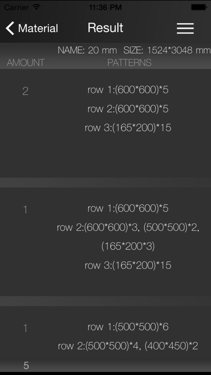 carpenter cutting pattern optimizer 2-dimension