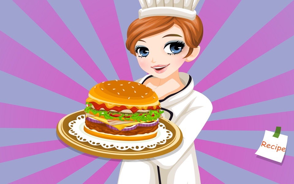 Tessa’s Hamburger – learn how to bake your hamburger in this cooking game for kids screenshot 4