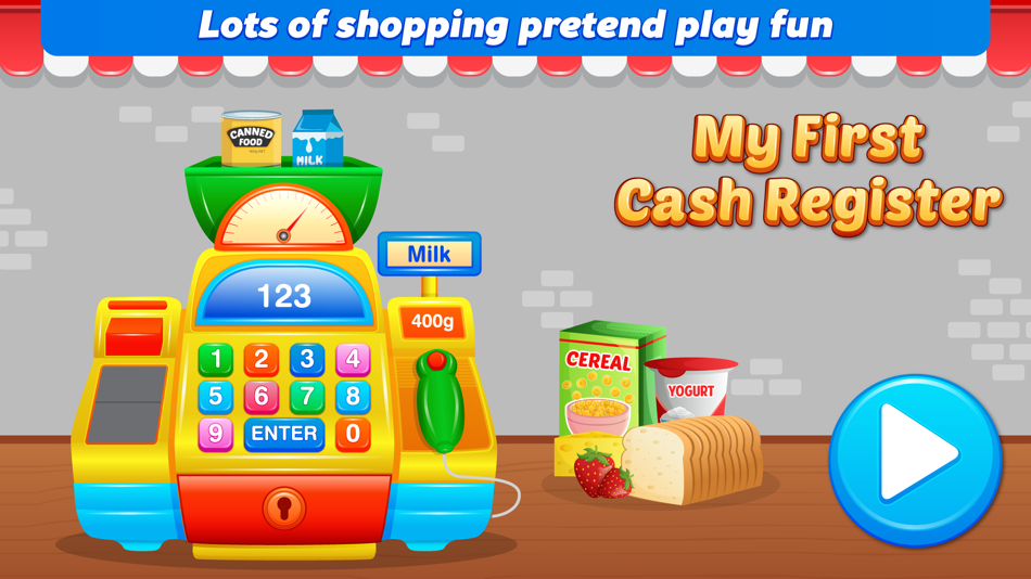 My First Cash Register Free - Store Shopping Pretend Play for Toddlers and Kids - 1.1 - (iOS)