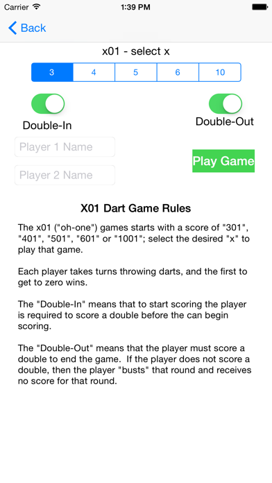 Screenshot #2 pour Dart Scoring