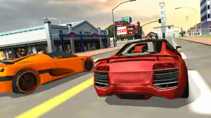 Burning Wheels Car Racer 3D screenshot #1 for iPhone