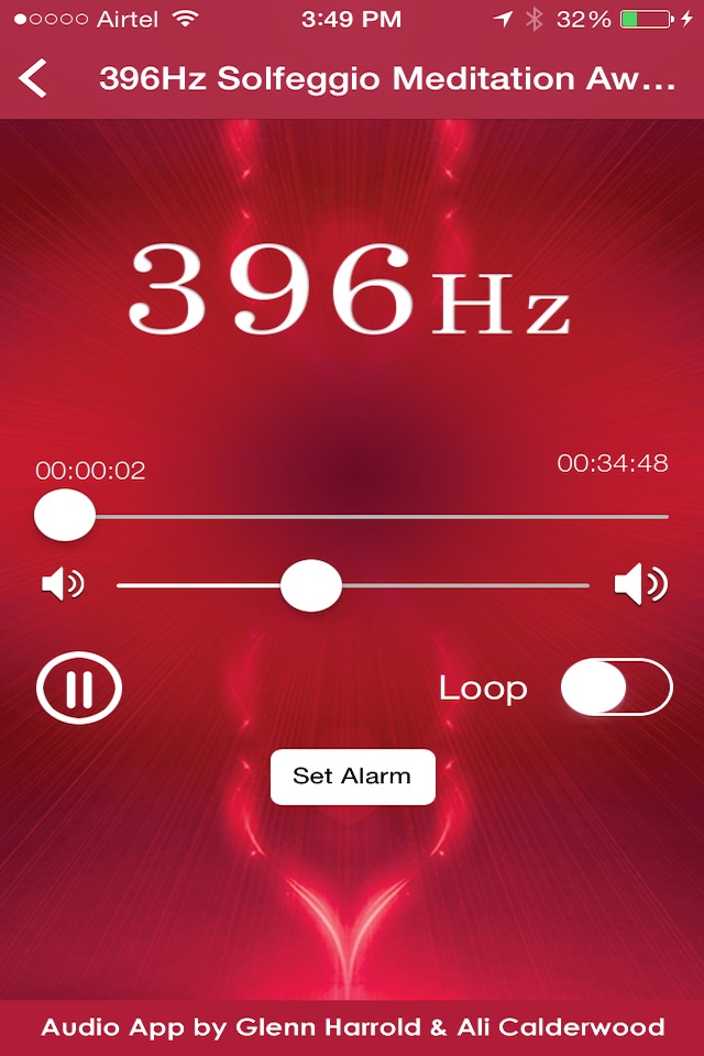 396hz Solfeggio Sonic Meditation by Glenn Harrold & Ali Calderwood screenshot 2