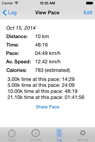 PaceTrack Pace Calculatorのおすすめ画像4