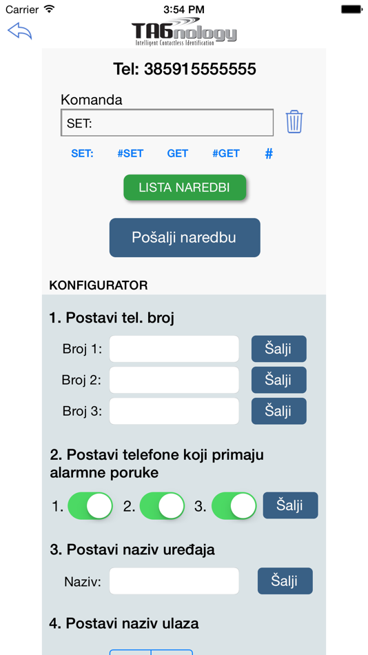 #4. GSM kontroler (iOS) 由: BITWARE j.d.o.o.