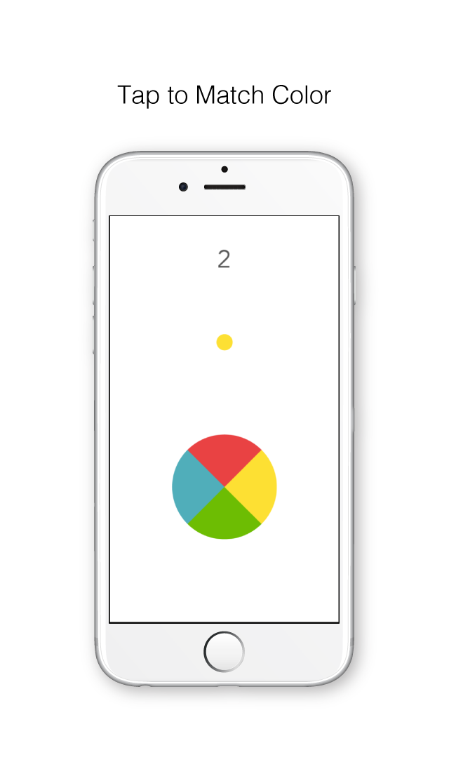 Dot Impossible - tap to rotate matching color