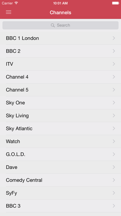 Screenshot #1 pour UK's Television Free