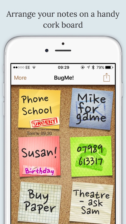 BugMe! Stickies - Ink Notepad with Alarms & Reminders