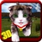 Time to play with cute cats in this cat simulator 3d game for kids