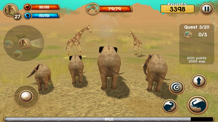 Wild Elephant Sim 3D