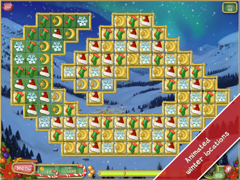 Screenshot #5 pour Christmas Mansion HD Free - Prepare your house for holiday in a free matching game