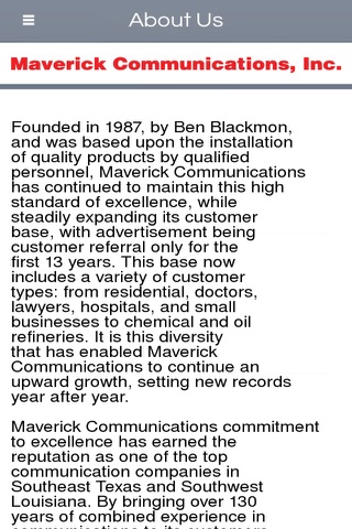 Maverick Communications Inc - Beaumont screenshot 2