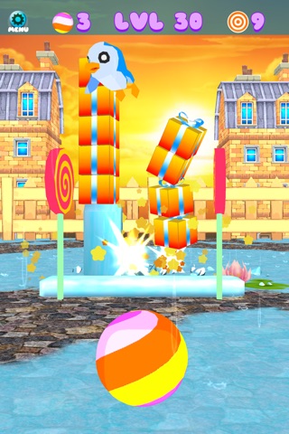 Holiday Snow Smash: Fun Ball Tossing Game screenshot 2
