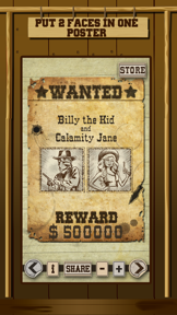 Wild West Wanted Poster Maker - Make Your Own Wild West Outlaw Photo Mug Shots screenshot