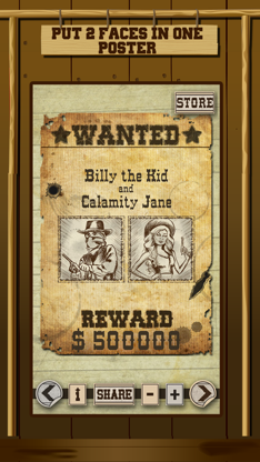 Wild West Wanted Poster Maker - Make Your Own Wild West Outlaw Photo Mug Shots screenshot 2