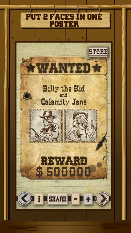 Wild West Wanted Poster Maker - Make Your Own Wild West Outlaw Photo Mug Shots