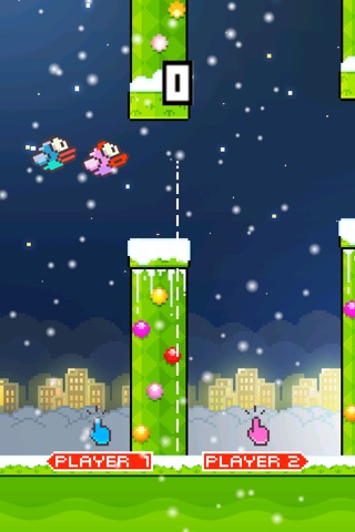 TinyFly Christmas 2014 - Xmas Flappy Racing - Multiplayer Birds Edition screenshot 4