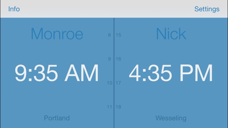 Here & There - World Clock and Availability Tracker