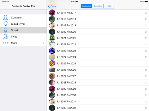 Screenshot #5 pour Contacts Duster -  L'outil de nettoyage de carnet d'adresses le plus facile