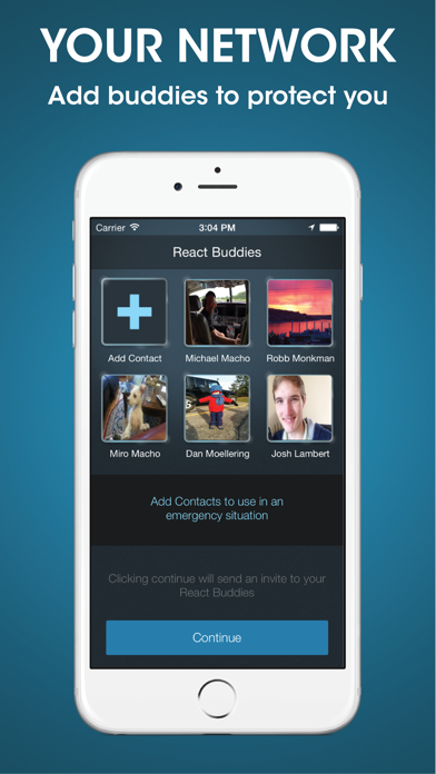 React Mobile – Personal Safety App screenshot