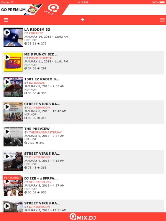 Hip Hop Party HD by mix.dj screenshot-3