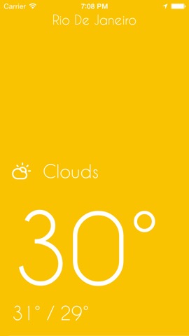 iWeather - Minimal, simple, clean weather appのおすすめ画像3