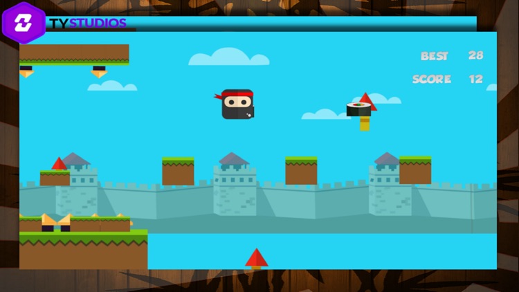 Bouncy Spring Ninja Cube Free screenshot-3