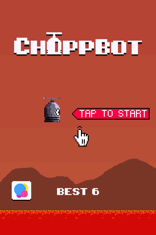 Choppbot - The Tiny Flappy Copter Robot screenshot 2