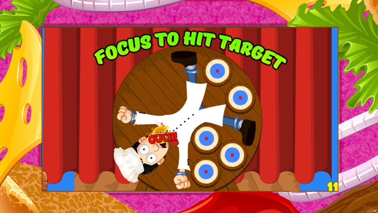 Chef Burger Toss Mania – Aim at dart wheel & hit the target screenshot-3