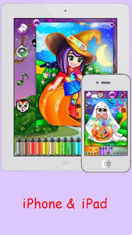 Fun Halloween Coloring Pages - Painting Pictures & Color Sheets for Kidsのおすすめ画像5