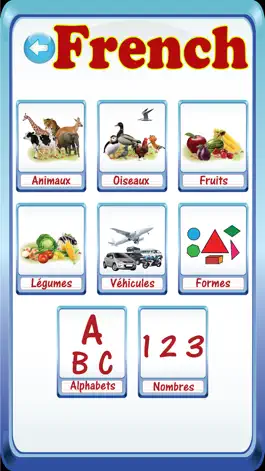 Game screenshot Preschooler Kids French ABC Alphabets & Numbers Flash Cards mod apk
