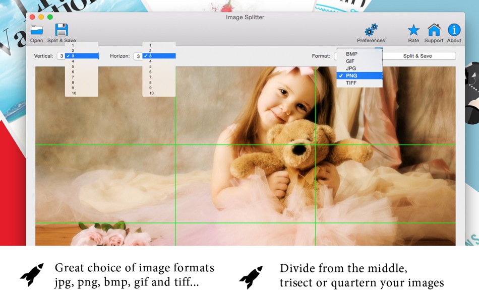 #4. Image Splitter (macOS) 게시자: 方成 印