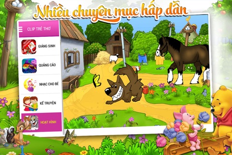 Clip Trẻ Thơ - Video kids, Phim hoạt hình, nhạc thiếu nhi. screenshot 4