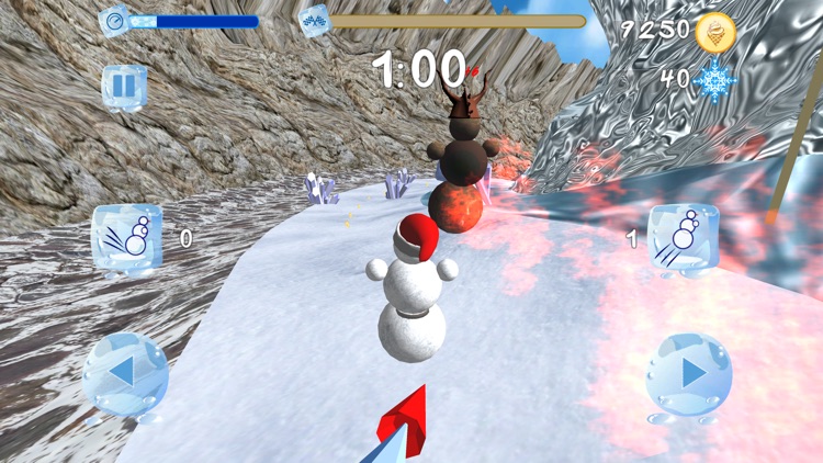 Snowman Race 3D screenshot-0